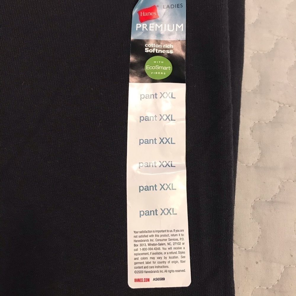 New Hanes Plus Size Sweat Pant XXL - Picture 4 of 4